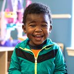early preschool boy smiling